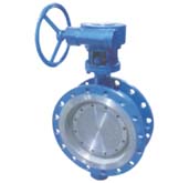 金屬密封對(duì)夾渦輪蝶閥