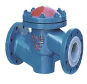 升降式襯氟止回閥